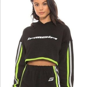 I.AM.GIA Cropped Mercury Hoodie